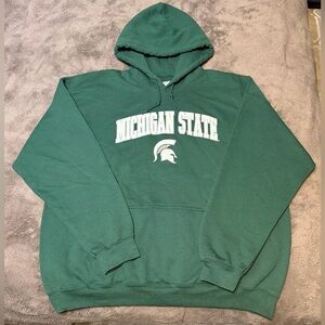 NWOT - Green Michigan State Spartans Fleece Lined Hoodie, Size - XL